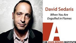 David Sedaris on When You Are Engulfed in Flames  The John Adams Institute [upl. by Moyra854]