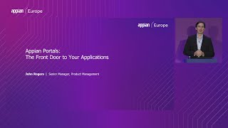 Appian Portals The Front Door to Your Applications [upl. by Gen]