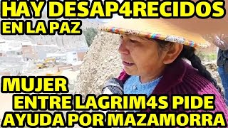 POBLADORES DE BAJO LLOJETA PIDEN AYUDA A LAS AUTORIDADES HAY MAS DE 40 AFECTADOS POR LAS MAZAMORRA [upl. by Gentes]