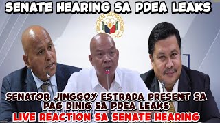 SENATE HEARING 3 SA PDEA LEAKS REACTION LIVE [upl. by Pisano]