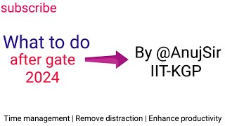 What to do  After Gate Exam2024  GATE2024 [upl. by Damian]