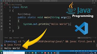 How to Run Java Program in Visual Studio Code  VS Code Java [upl. by Bordy609]