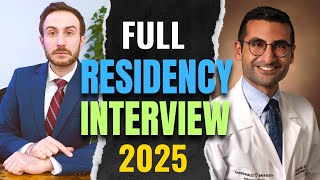 This Is What A Perfect Residency Interview Looks Like  Residency Interview Preparation MATCH 2025 [upl. by Esilrahc89]