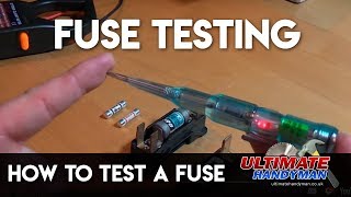 How to test a fuse  Ultimate Handyman DIY tips [upl. by Radke]