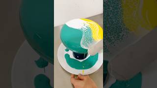 SISA GLAZE DIAPAIN entremet cake cakedecorating mirrorglazecake mirrorglaze glazing cake [upl. by Haleemaj]