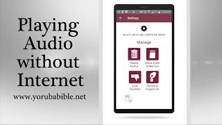 Yoruba Audio Bible  Listen to Yoruba Audio Bible without Internet [upl. by Yrrot]