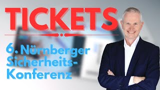 Tickets für die 6 Nürnberger Sicherheitskonferenz [upl. by Alle]