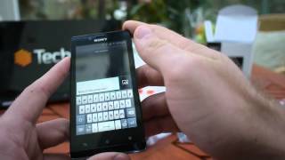 Sony Xperia J Smartphone im Test [upl. by Ymrej]