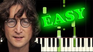 THE BEATLES  IN MY LIFE  Easy Piano Tutorial [upl. by Elum100]