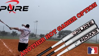 Pure NDM3 – Game Ready 2pc 13″ Softball Bat – New X19 Technology W Bloopers [upl. by Ahsote]