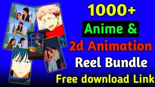 Anime amp 2D Animation Reel Bundle  Copyright Free Anime Reel Bundle  digital Rakesh 4u [upl. by Eener]