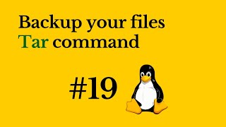 How To Use TAR Command in Linux  Archiving Files [upl. by Aticnemrac]