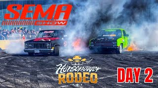 HORSEPOWER RODEO SEMA 2024 DAY 2 [upl. by Ydde]