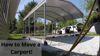 How We Moved Our Carport When No One Else Would [upl. by Derrek]