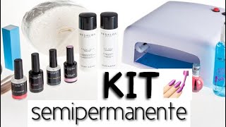 Semipermanente Kit per iniziare  Amazon Aliexpress Mesauda etc [upl. by Euqilegna]