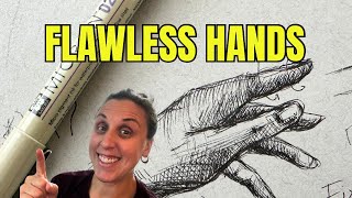 HOW TO DRAW HANDS  Beginner’s Guide [upl. by Halyk840]