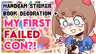 【Handcam】 My first unsuccessful con and cute stickers【Vtuber】Duckult [upl. by Yardley]