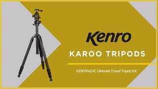 Karoo Travel Tripods from Kenro [upl. by Jamilla]