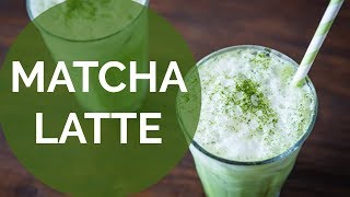 How to make the perfect MATCHA LATTE at home [upl. by Joye]