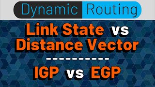 EGP  IGP  Distance Vector  Link State  Dynamic Routing Protocols  OSPF EIGRP BGP RIP ISIS [upl. by Audette]