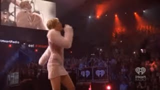 Miley Cyrus quotWrecking Ballquot at iHeart Radio Music Festival [upl. by Snahc]