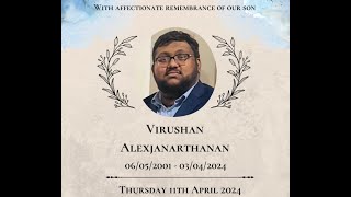 VIRUSHAN ALEXJANARTHANAN [upl. by Atiana]