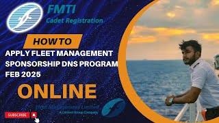 HOW TO APPLY FLEET SPONSORSHIP EXAM  DNS PROGRAM FEB2025  FLEET MANAGEMENT LTD  DNS SPONSORSHIP [upl. by Biernat163]