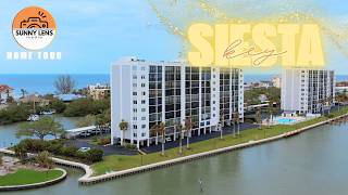 Siesta Key Condo Tour 2Bedroom Beachside Gem  Florida Luxury Living [upl. by Neelhtakyram]