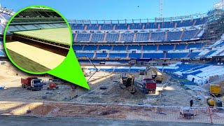 New Santiago Bernabeu removable pitch [upl. by Goer61]