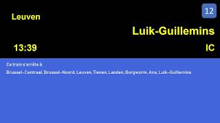 NMBS omroepen Brussel ZuidMidi deel 2 [upl. by Lelia]