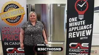 Bosch B36CT80SNB Refrigerator Review  One Minute Info [upl. by Eydie]