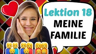 GERMAN LESSON 18 How to Talk about Your FAMILY in German 👩‍👩‍👧 👩‍👩‍👧‍👦 👨‍👨‍👦 [upl. by Lap]