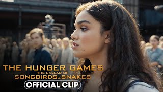 The Hunger Games The Ballad of Songbirds amp Snakes 2023 Official Clip ‘The Reaping’ [upl. by Eylsel]