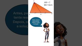 Mediana relativa à hipotenusa matematica geometriabasica enem [upl. by Darcey]