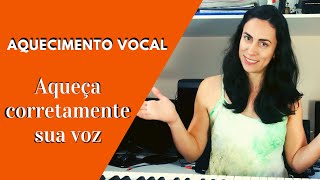 Aquecimento Vocal  Como aquecer a voz de forma correta AULA DE CANTO [upl. by Broadbent]