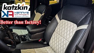 Katzkin Leather Seats in my 2024 GMC Canyon  Interior Makeover [upl. by Artair81]