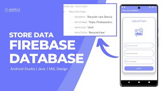 Store Data in Firebase Realtime Database in Android Studio  Part 1 [upl. by Amie]