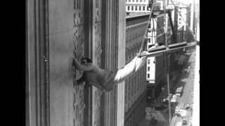 Harold Lloyd in Feet First 1930  The Climbing Scene Part 2 [upl. by Maryann]