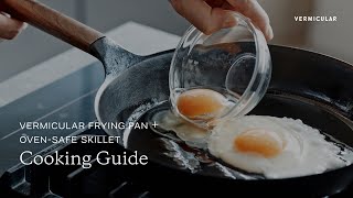 Vermicular Frying Pan  OvenSafe Skillet  Cooking Guide [upl. by Suiddaht]