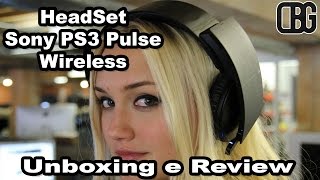 Unboxing CECHYA0080 Sony Pulse Headset 71 Wireless PS3PC [upl. by Adallard]