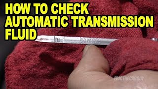 How To Check Automatic Transmission Fluid [upl. by Norted]