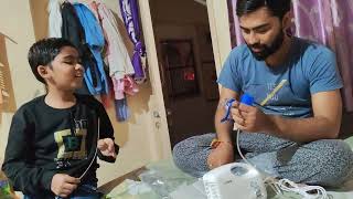 Dr Trust Nebulizer Unboxing and review bestest nebulizer in India at the price range cheap n best [upl. by Rowell]