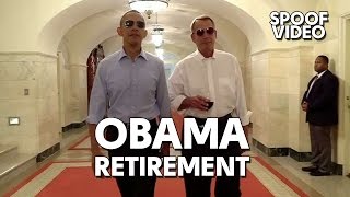 Barack Obama DMV Retirement 2016 Video Spoof  The White House Correspondents Dinner  Boehner [upl. by Photima807]