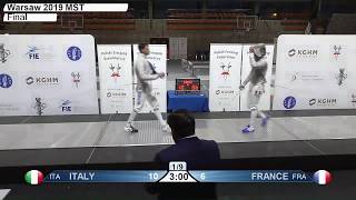 CdM SH Varsovie 2019  Finale France vs Italie [upl. by Lubow]