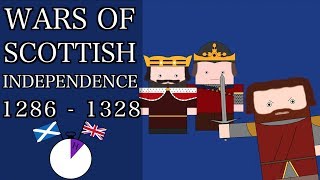 Ten Minute English and British History 13  The First Scottish War of Independence [upl. by Essenaj]