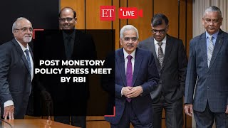 PostMonetary Policy Press Briefing by RBI Guv Shaktikanta Das  Repo rate unchanged  Live [upl. by Otrebtuc]