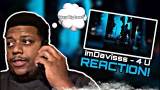 DAVIS TILLER  ImDavisss  4 U Official Audio REACTION [upl. by Llenyar]