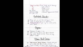 Common Gynecological Conditions NotesOBSTETRICS amp GYNECOLOGICAL PHYSICAL THERAPY Notes [upl. by Gypsie]