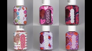 Essie  Valentines Day 2019  Live Swatches [upl. by Hsivat]