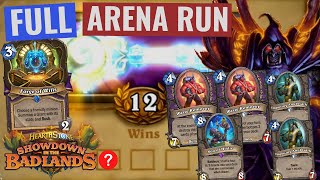 12 Wins with ENDLESS FREE GIANT STATS Hearthstone Arena Badlands [upl. by Rossy]